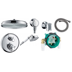 Axor Montreux termostat indbygnings-pakkeløsning i krom